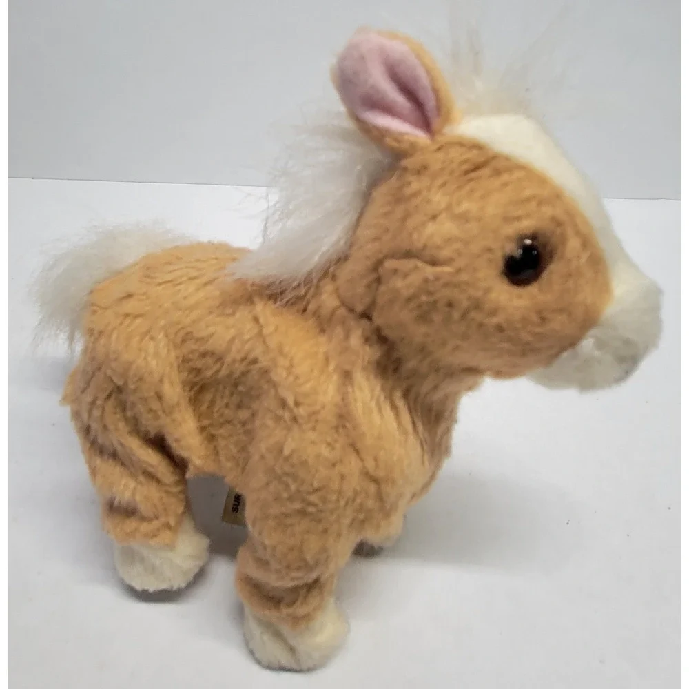 Hasbro FurReal Friends Luvimals Sunny S'mores Pony Tan White Horse Plush‎ B2253